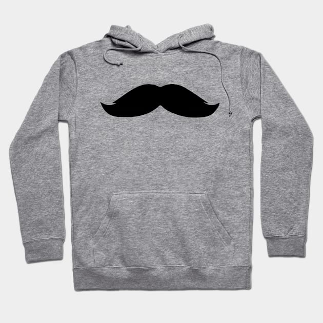 Moustache - Bushy (Skin tone C) Hoodie by helengarvey